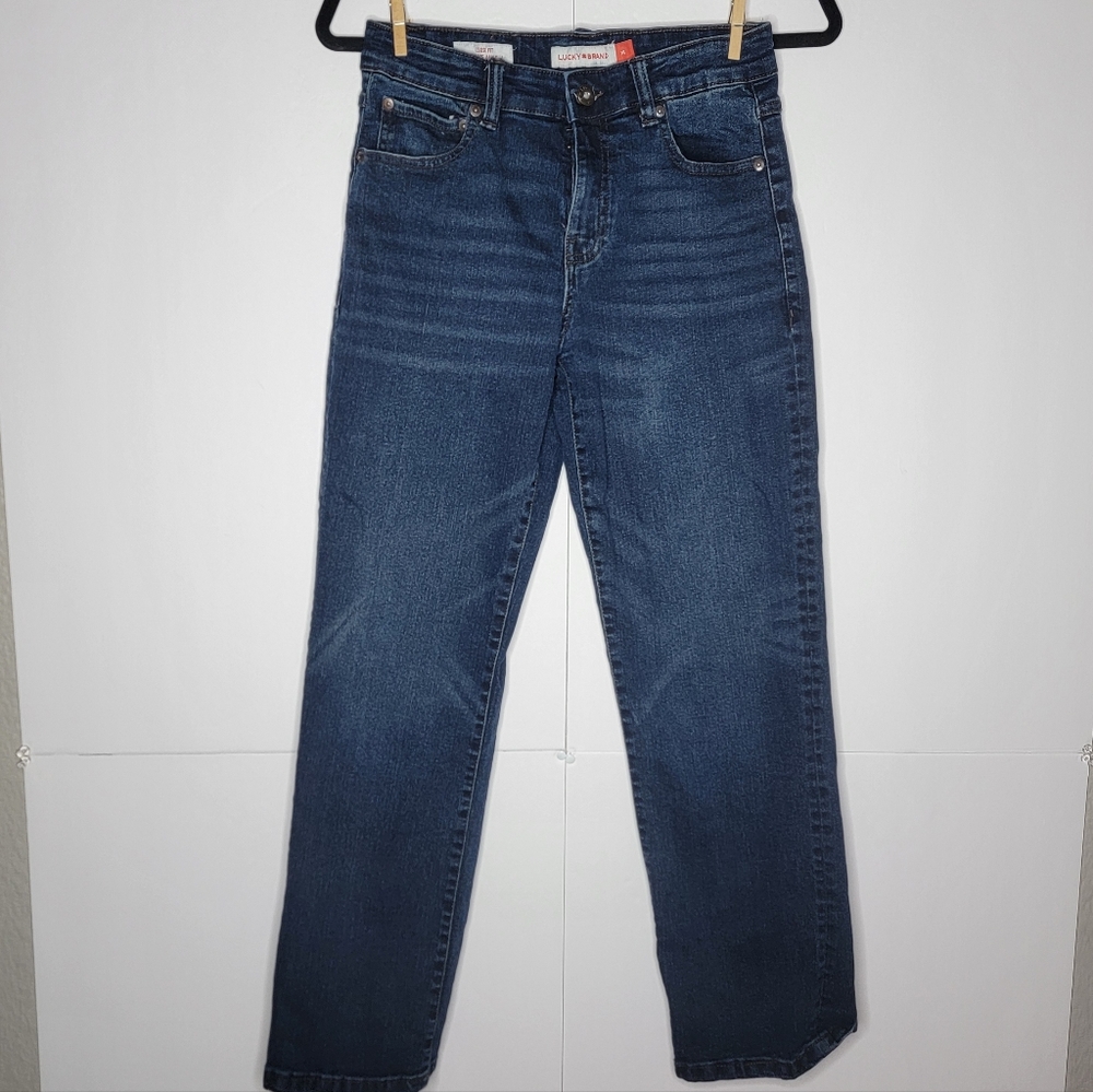 Lucky Brand Loose Fit Jeans Size 14 Mid Rise Relaxed Denim